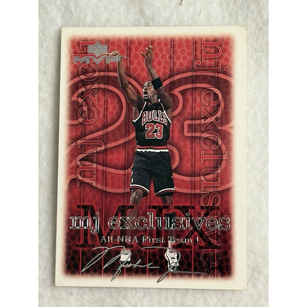 1999 Upper Deck MVP MJ Exclusives Silver Script #199 Michael Jordan Bulls